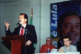 Atividade da candidatura &quot;Lula Presidente&quot; (PT) nas eleições de 2002 (São Paulo, 2002) ...