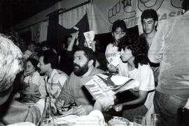 Visita da candidatura “Lula Presidente” nas eleições de 1989 (Curitiba-PR, 25 abr. 1989). / Crédito: Arnaldo Alves