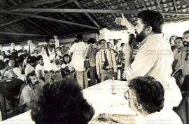 Almoço da candidatura &quot;Lula Presidente&quot; (PT) com sindicalistas no Clube da Chesf nas el...