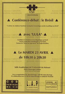 Conférence-debat: Le Brésil . (23 abr., França).