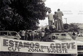Greve dos servidores do Parque Zoológico (São Paulo-SP, jul. 1986). Crédito: Vera Jursys