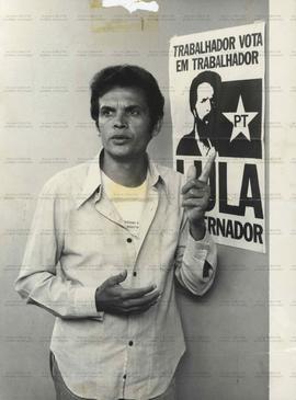 Candidatos a vereador nas eleições de [1982] (Local desconhecido, [1982]). / Crédito: Autoria desconhecida.