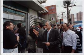 Caminhada da candidatura “Genoino Governador” (PT) nas eleições de 2002 (São Paulo-SP, 2002) / Crédito: Autoria desconhecida