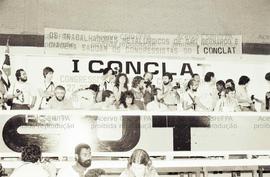 Congresso Nacional da Classe Trabalhadora, 1º (São Bernardo do Campo-SP, 26-28 ago. 1983). Crédito: Vera Jursys