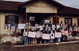 Encontro de Formação de Coordenação Regional dos Trabalhores Sem-Terra, 1º (Paraná, 3 a 4 jul. 1991).  / Crédito: Alcides Miotto.