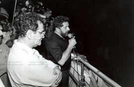 Comício da candidatura “Lula Presidente” (PT) nas eleições de 1989 (Belo Horizonte-MG, 18 out. 19...