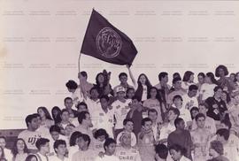 Ato de Estudantes da UNE e UBES em frente ao Congresso (Brasília-DF, 20 jun. 1995). / Crédito: Lula Marques/Folha Imagem