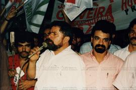 Atividade da “Humberto Costa Prefeito” (PT) nas eleições (Recife-PE, 1992). / Crédito: Clóvis Cam...