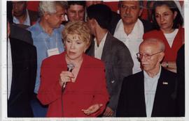 Comício da candidatura &quot;Marta Prefeita&quot; (PT) nas eleições de 2000 (São Paulo-SP, 2000)....