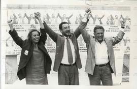 Campanha “Virgílio Prefeito” (PT) nas eleições de 1996 (Belo Horizonte-MG, 1996). / Crédito: João Nogueira.