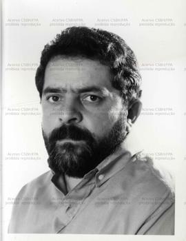 Retrato da candidatura “Lula Presidente” (PT) nas eleições de 1989 (Local desconhecido, 1989). / Crédito: Autoria desconhecida/Agência Angular