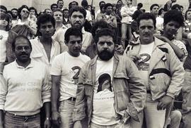 Passeata pelas Diretas Já (São Paulo-SP, [25 jan.?] 1984). Crédito: Vera Jursys
