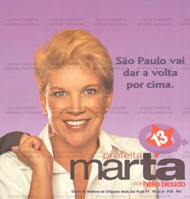Prefeita Marta 13, vice Helio Bicudo . (2000, São Paulo (SP)).