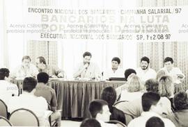 Encontro Nacional dos Bancários (São Paulo-SP, 01-02 ago. Ago. 1997). Crédito: Vera Jursys
