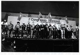 Congresso Nacional da CUT, 1o. (São Bernardo do Campo-SP, 24 a 26 ago. 1984). / Crédito: Vera Jursys