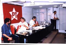 Reunião do Diretório Nacional do PT, realizado na sede nacional do partido (São Paulo-SP, 23-24 j...
