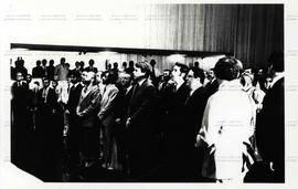 Cerimônia de diplomação dos deputados na Assembleia Legislativa (São Paulo-SP, [30 nov.] 1978). / Crédito: Ennio Brauns Filho.