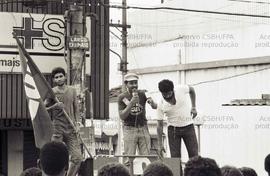 Greve Geral na zona sul e Campanha salarial unificada (São Paulo-SP, 1986). Crédito: Vera Jursys
