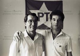 Retratos de candidaturas do PT nas eleições de 1988 (São Caetano do Sul-SP, 1988). Crédito: Vera Jursys
