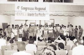 Congresso da CUT Regional Grande São Paulo, 4º (São Paulo-SP, 30 nov. 1987). Crédito: Vera Jursys
