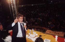 Atividade da candidatura &quot;Lula Presidente&quot; (PT) nas eleições de 2002 (Santa Catarina, 2002) / Crédito: Autoria desconhecida