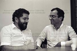 Evento não identificado [Reunião com presença de Lula e Perly Cipriano nas eleições de 1990?] (Lo...