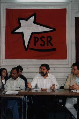 [Visita de Lula ao Partido Socialista Revolucionário (PSR) (Portugal, Data desconhecida).] / Crédito: Autoria desconhecida.