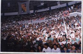 Comemoração do aniversário de 20 anos do PT realizado no Ibirapuera – “PT 20 Anos” (São Paulo-SP, 2000). / Crédito: Roberto Parizotti