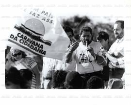 Caravana da Cidadania (Rio Grande do Sul, 17 fev. 1994). / Crédito: Luiz Prado/Agência Estado.