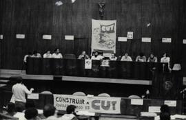 Congresso Estadual da CUT-RS (Rio Grande do Sul, [1983-1985?]) – Cecut-RS / Crédito: Autoria desconhecida/Em Tempo.