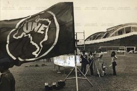 Congresso da UNE, 32º (Piracicaba-SP, 1980).  / Crédito: Paulo Zocchi.
