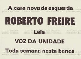 A cara nova da esquerda: Roberto Freire. (1989, Brasil).