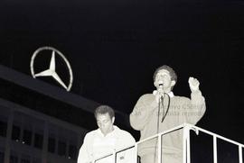 Greve dos metalúrgicos da Mercedes-Benz (São Bernardo do Campo-SP, 18 jun. 1990). Crédito: Vera J...