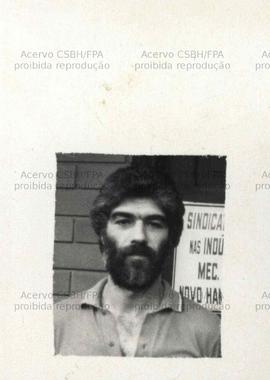 Retrato de João Machado, presidente do Sindicato dos Metalúrgicos de Novo Hamburgo, e Paulo Raubt...