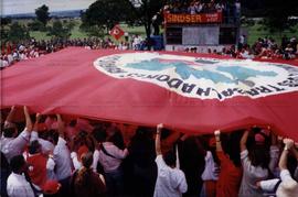 Marcha dos Cem Mil (Brasília, 26 ago. 1999). / Crédito: Plínio de Arruda Sampaio