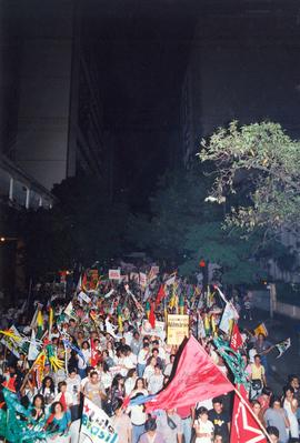 Comício da candidatura “Lula Presidente” (PT) nas eleições de 1994 (Belo Horizonte-MG, 22 set. 19...