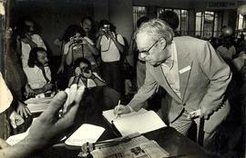 Encontro Nacional de Fundação do PT (São Paulo-SP, 10 fev. 1980) [Colégio Sion] / Crédito: Nair Benedicto