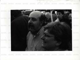 Festa de Lançamento da candidatura Vicente Trevas Vereador nas eleições de 1988 (Local desconhecido, 1988). / Crédito: Autoria desconhecida