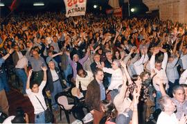 Encontro de Lula com Artistas promovido pela candidatura “Lula Presidente” nas eleições de 1998 (São Paulo-SP, 14 set. 1998). / Crédito: Roberto Parizotti