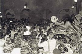 Ato por uma “Constituinte livre e soberana”, no Largo São Francisco (São Paulo-SP, 11 ago. 1985). Crédito: Vera Jursys