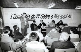 1o. Seminário Nacional do PT sobre o Mercosul (Curitiba-PR, 23 a 25 set. 1993). / Crédito: Autori...