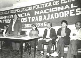 Conferência Nacional pelo Partido dos Trabalhadores ([Peru?], 1-3 nov. 1985). / Crédito: Autoria desconhecida.