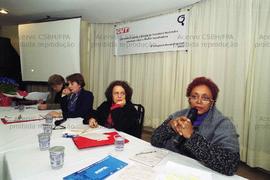 Evento não identificado [Reunião de mulheres da CUT?] ([São Paulo-SP?], [2003?]). Crédito: Vera J...