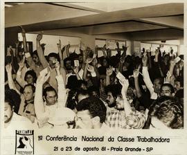 Conferência Nacional da Classe Trabalhadora, 1ª (Praia Grande-SP, 21 a 23 ago. 1981) [Colônia de férias do Sindicato dos Têxteis de São Paulo] – 1ª Conclat / Crédito: Ennio Brauns Filho.