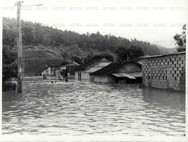 Enchentes e desmoronamentos provocados por fortes chuvas em Minas Gerais (Minas Gerais, fev./abr. 1979) / Crédito: Autoria desconhecida.
