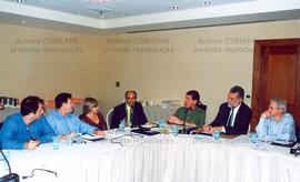 Encontro de Governadores do PT sobre as eleições de 2002 (São Paulo-SP, 28 set. 2001) / Crédito: ...