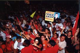 Comício da candidatura &quot;Lula Presidente&quot; (PT) nas eleições de 2002 (Amazonas, 2002) / C...