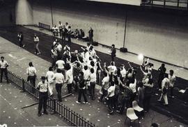 Eleição do Sindicato dos Metalúrgicos de São Paulo ([São Paulo-SP?], [1983?]). Crédito: Vera Jursys