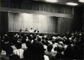 Assembleia dos funcionários da Light no Sindicato dos Eletricitários (São Paulo-SP, 1979). / Créd...