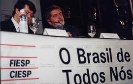 Encontro da candidatura “Lula Presidente” (PT) com empresários da FIESP (São Paulo-SP, 30 jul 200...